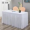 Mantel de Mesa de Conferencias Rectangular Rayas Habitación Exposición Evento Cubierta de Mesa de Terciopelo Borde de Mesa