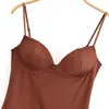 Comercio Exterior Al Por Mayor Otoño Nuevo Estilo Europeo y Americano Elegantes Moldeadores Tops de Tirantes para Mujer 1355457