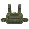 Esportes ao Ar Livre Fãs Militares Bolsa de Peito Portátil Masculina Bolsa Transversal Ciclismo Montanhismo Pesca Impermeável e Resistente ao Desgaste Bolsa de Peito Multifuncional