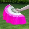 Abanico Danza del Abanico Accesorios de Performance para Danza del Abanico Niños Yangko Baile Cuadrado Doble Cara Un Par de Manos Izquierda y Derecha Leften