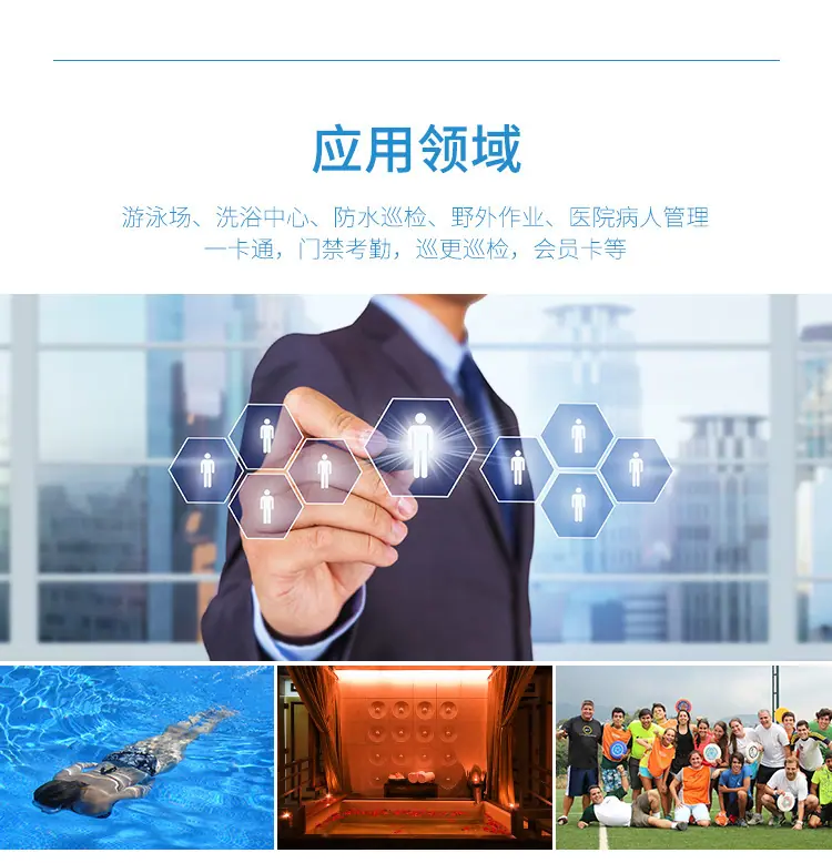 硅胶腕带应用场景