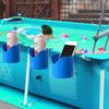 Portavasos para piscina transfronterizo, estante de almacenamiento para piscina, portavasos para refrigerios, portavasos para bebidas y cerveza