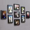 Moldura de Foto Minimalista Moderna de 7 polegadas Grade de Fotos para Pendurar na Parede Conjunto Criativo de Decoração para Sala de Estar Parede de Fotos Sem Furos