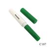 1.1g lápiz labial redondo invertido tubo de lápiz labial delgado portátil plástico tubo de barra de alto brillo material de embalaje boca de tubo reemplazable