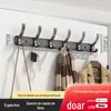 Cabide de Parede com Ganchos para Pendurar Atrás de Portas, Ganchos Adesivos para Entrada Sem Furos, Ganchos Adesivos para Casacos e Chapéus com Forte Capacidade de Carga