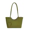 Bolso tejido de vacaciones de verano en la playa para mujer, nuevo modelo 2026, adecuado para el trabajo y los desplazamientos, bolso tipo cesta de un solo hombro, bolso tote de gran capacidad