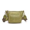 Estilo Retrô Francês Nicho Simples Alça Larga Bolsa Dumpling Moda Feminina Versátil Estilo Ocidental Casual Simples Bolsa Transversal