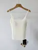 [No necesita sujetador] Camisola Albas de cachemira con tirantes ajustables y espalda descubierta para mujer, color liso, perfecta para usar en capas en otoño