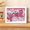 Nova Pintura de Diamante 5D de Desenho Animado Kapibala com Porta-Retrato DIY Brinquedo Educacional Infantil Presente Pintura com Adesivo de Diamante