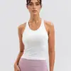 Camiseta deportiva de yoga integrada con almohadillas en el pecho, top ajustado, camisola, deportes, Pilates, hermosa, para correr, fitness, mujeres