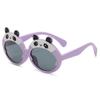 Gafas de sol polarizadas para niños de dibujos animados, de silicona suave, lindas, para niños y niñas, gafas de panda, gafas de sol con protección UV