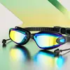 Ventas Directas de Fábrica Gafas de Natación Impermeables y Antivaho para Adultos Equipo de Natación de Silicona Gafas de Natación Galvanizadas Transfronterizas Venta al por Mayor