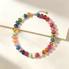 Cadena para Clavícula con Cuentas de Color Dopamina para Mujer de Gama Alta Lujo Ligero Nicho 2026 Nuevo Versátil Moda Collar Joyería