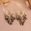 Pendientes de Borla con Forma de Gota de Agua Elegantes de Hada Súper para Mujer Diseño de Nicho Pendientes Personalizados de Moda Lujo Accesible Pendientes de Zirconia de Gama Alta