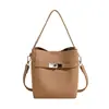 Bolsa Simples Estilo Coreano Pequena Tote Bag para Mulheres 2026 Primavera Nova Bolsa de Balde de Alto Valor Bolsa de Ombro Transversal para o Dia a Dia