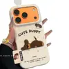 Cachorro Lindo Manzana 17Promax/16Pro Anticaída 15Pro Todo Incluido 13Pro Funda para Teléfono Móvil 14Pro