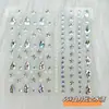 Pegatina para la Cara Pegatina de Diamantes de Imitación Perla Diamante Pegatina de Diamante Flash de Rendimiento Pegatina para Cejas Lunar de Desgarro Pegatina de Maquillaje para Ojos Pegatina para la Cara Joyería de Amor Mariposa