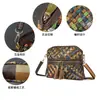 Bolsa Feminina Trançada de Couro Genuíno Personalizada, Bolsa Tote Colorida Trançada de Couro Bovino de Primeira Camada, Bolsa de Ombro Trançada, Bolsa de Mão Personalizada