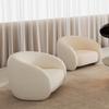 Sofá de bolha criativo em forma de estilo tranquilo, designer simples, móvel, leve, luxuoso, curvo, nórdico, tecido, sofá