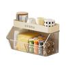 Caja de almacenamiento para salón de té, barra, mostrador, estante de almacenamiento de alta calidad para colgar en la pared, sin perforaciones, caja de almacenamiento de café multifuncional de gran capacidad