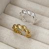 Anillo de Envoltura de Puma Romántico Francés para Mujer Diseño de Nicho Sentido de Giro Anillo Retorcido Anillo para Dedo de Comida Moda Ins Personalidad