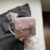 Mochila Coreana Simple de Color Sólido para Mujer, Nueva Colección Primavera 2026, Bolso de Hombro Texturizado de Moda, Bolso de Mano Dulce