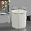 Cubo de basura doméstico para sala de estar, cocina, oficina, con asa, gran capacidad, cubo de almacenamiento para baño, papelera grande sin tapa