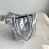 2025 Nueva Moda Color Sólido Cuadros Casual Casual Gran Capacidad Bolso de Hombro Bolso Tote para Viajes Diarios Bolso de Mano Mujeres
