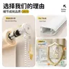 Cortinas enrollables impermeables y resistentes al aceite, de doble cara, totalmente opacas, no requieren taladro, para privacidad en el baño, hechas con tela engrosada de 0.25 pulgadas.