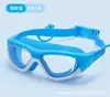 Gafas de natación para niños en stock, alta definición, antivaho, impermeables, selladas de silicona, para niños y niñas, equipo deportivo, fábrica original
