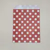 Bolsa de Papel de Lunares para Ins Macarons Color Caramelo Almacenamiento Embalaje para Tarjetas Pequeñas Embalaje para Regalo Bolsa de Papel Decorativa Bolsa de Papel Kraft