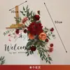 Tarjeta de bienvenida de 100 días para bebé arte tridimensional Tarjeta de Bienvenida guía de compromiso bienvenida proceso recepción invitado boda