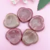 Piedra de masaje con forma de corazón de ágata de cristal natural transfronteriza de 30 mm, piedra con forma de corazón para aliviar la preocupación, piedra de masaje para el pulgar con forma de corazón al por mayor