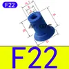Abrebolsas modelo PIAB ventosa de succión al vacío boquilla industrial neumática azul F18 F22 F26 F33