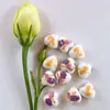 Calcomanía de Corazón de Melocotón Cuentas de Cerámica con Perlas Cuentas de Cerámica Estilo Chino Accesorios Hechos a Mano para DIY Pulsera Accesorios para Collar Material