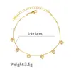 Pulseira Mini de Aço Inoxidável Estrela e Lua Amor Cruzada Verão Simples Versátil Pulseira de Diamante com Pontos de Estrela para Meninas Atacado