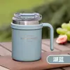 Taza de Acero Inoxidable Sitarayuri Nueva con Asa, Taza de Café Portátil para Hombres y Mujeres, Taza Creativa de Doble Uso