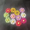 Pétalos de Flor de Margarita Coloridos DIY Hecho a Mano Pegamento de Crema Resina Pasador de Pelo Accesorios de Joyería Parche para Funda de Teléfono Móvil
