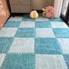 Tapete de pelúcia de cabeceira, quarto, pavimentação completa, costura, espuma, tapete de chão, cortável, quarto de menina, tapete de tatame, casa