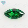 Gema Huagang, ojo de caballo, circonita verde, esmeralda, piedra desnuda, venta al por mayor, abuela, circón verde, piedra sintética artificial, joyería blanca