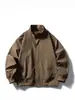 2025 Chaqueta de Vuelo de Trabajo con Cuello Alto Americano para Hombre Otoño Marca de Moda Tops Sueltos para Chicos