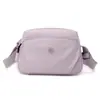 2025 Nueva Moda de Verano Bolso de Tela de Nylon Ligero de Moda Color Caramelo Bolso Cruzado Casual para Mujer Bolso Mensajero Casual para Mujer