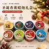 Conjunto de Velas Perfumadas de Natal para Uso Doméstico, Velas Perfumadas para uma Atmosfera Festiva, Velas Perfumadas de Cera de Soja como Lembrança