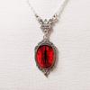 Collar amuleto ojo de gato sangre gótico comercio exterior transfronterizo relieve vampiro retro gargantilla ventas directas de fábrica