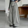Pantalones para Niña 2026 Otoño Nuevo Estilo Niños Medianos y Grandes Versátiles Pantalones de Pierna Ancha Pantalones de Pierna Recta Ropa de Otoño para Niños Pantalones de Algodón Pantalones Largos
