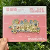 Ímãs de geladeira com fonte metálica, ímãs de geladeira temáticos de cidade, produtos culturais e criativos, ímãs de geladeira de Xuzhou, lembrancinhas de viagem no atacado