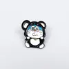 Broche Fofo do Desenho Animado Doraemon de Pijama Estilo Japonês Anime Periférico Emblema de Liga para Roupas, Chapéu e Bolsa Decoração