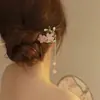 Pinza para el pelo con borla de flor de perla de temperamento, estilo antiguo, alta calidad, pinza para el pelo de temperamento, accesorios para el pelo para la parte trasera de la cabeza, para mujeres