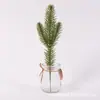 Plantas Verdes Artificiales, Agujas de Pino de Tres Puntas, Ramas de Pino, Plantas Falsas para Embellecer y Decoración, Plantas Verdes Falsas, Accesorios para Arreglos Florales DIY, Plantas Artificiales