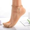 Acessórios Transfronteiriços Europeus e Americanos Joia de Pé de Liga Estrela Multicamadas Anklet de Moda Praia Artesanal Feminino Primavera e Verão